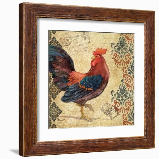 Gourmet Rooster I-Paul Brent-Framed Art Print