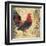 Gourmet Rooster I-Paul Brent-Framed Art Print