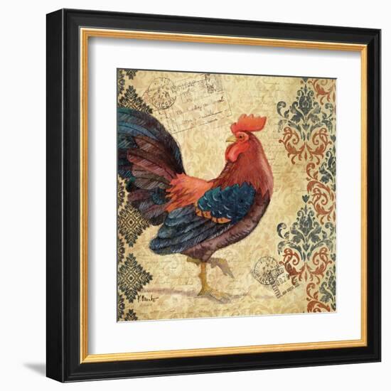 Gourmet Rooster I-Paul Brent-Framed Art Print