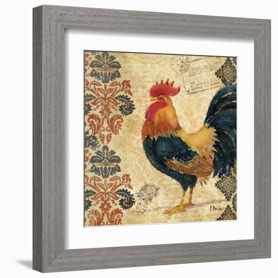 Gourmet Rooster II-Paul Brent-Framed Art Print