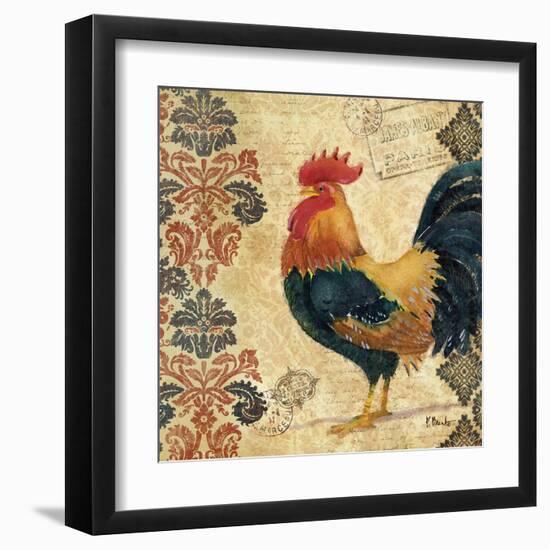 Gourmet Rooster II-Paul Brent-Framed Art Print