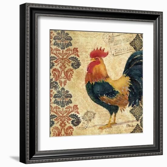 Gourmet Rooster II-Paul Brent-Framed Art Print