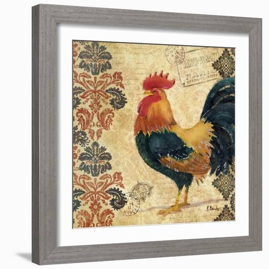 Gourmet Rooster II-Paul Brent-Framed Art Print