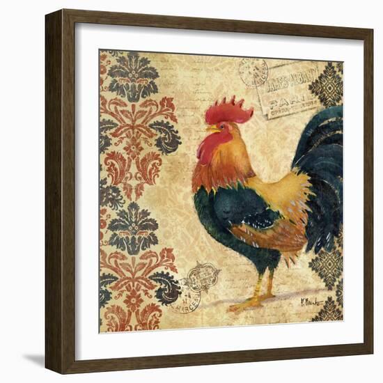 Gourmet Rooster II-Paul Brent-Framed Art Print