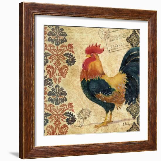 Gourmet Rooster II-Paul Brent-Framed Art Print