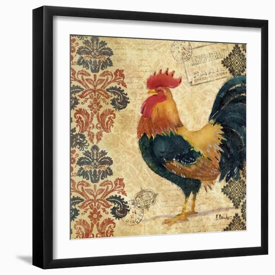 Gourmet Rooster II-Paul Brent-Framed Art Print