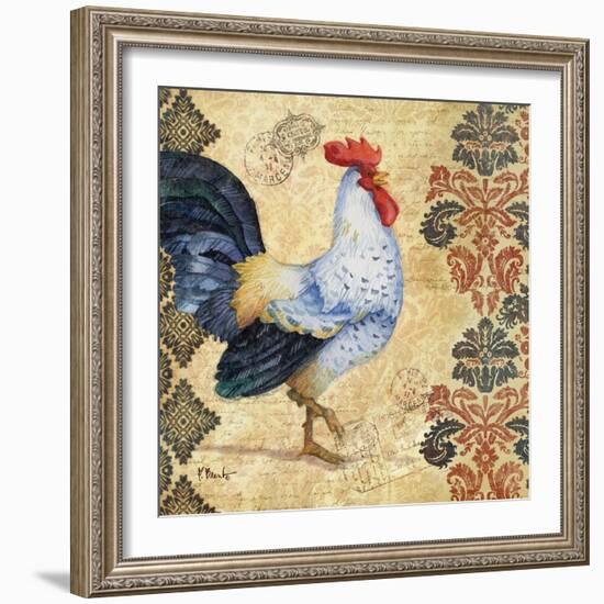 Gourmet Rooster III-Paul Brent-Framed Art Print