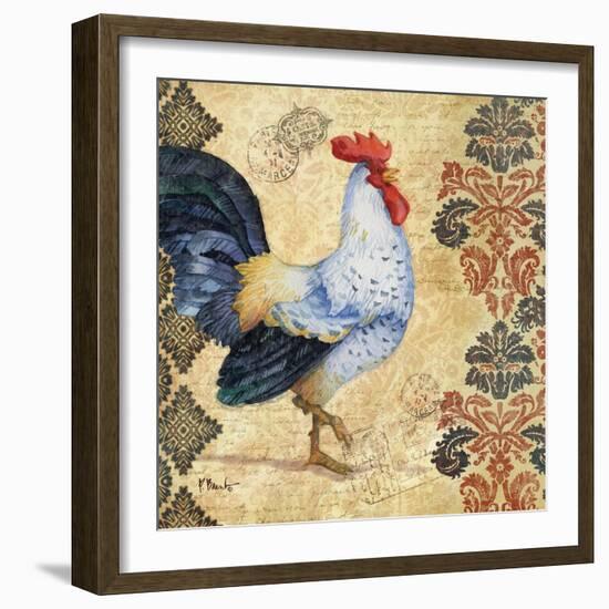 Gourmet Rooster III-Paul Brent-Framed Art Print