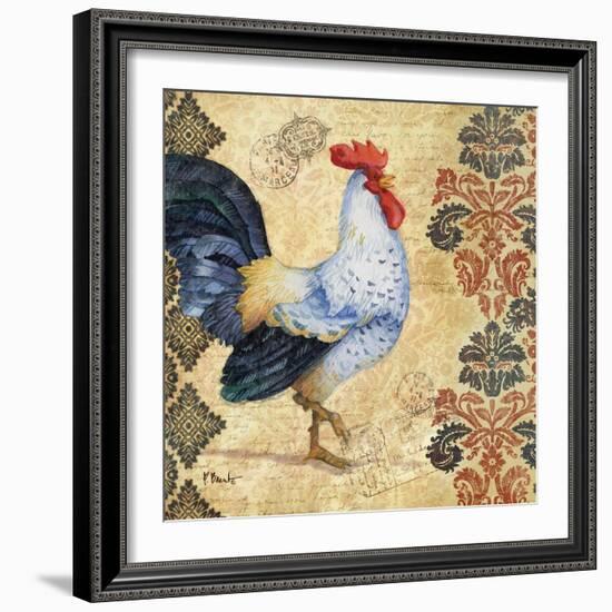 Gourmet Rooster III-Paul Brent-Framed Art Print