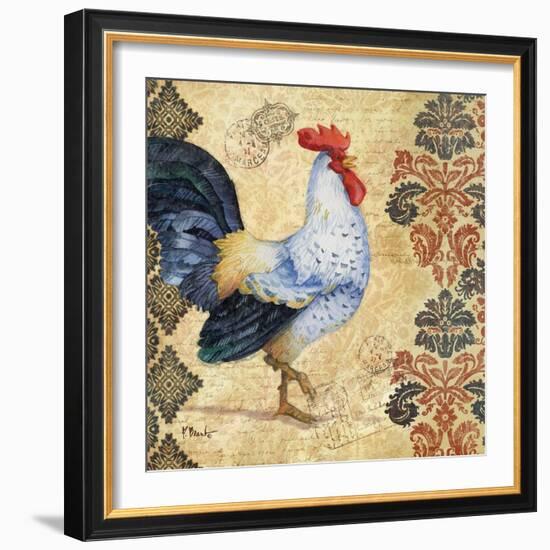 Gourmet Rooster III-Paul Brent-Framed Art Print