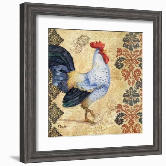 Gourmet Rooster III-Paul Brent-Framed Art Print