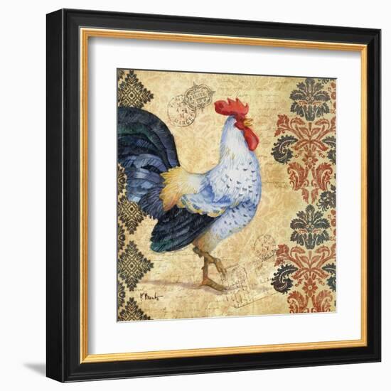 Gourmet Rooster III-Paul Brent-Framed Art Print