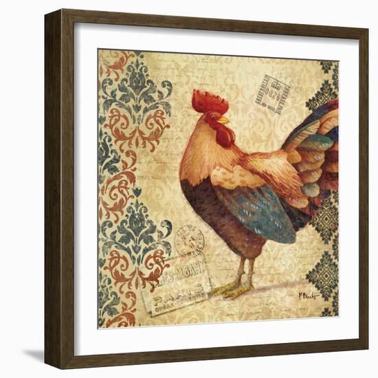 Gourmet Rooster IV-Paul Brent-Framed Art Print