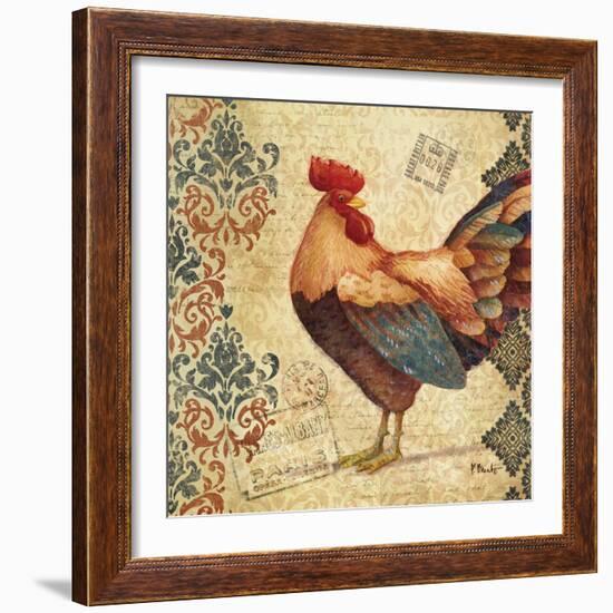 Gourmet Rooster IV-Paul Brent-Framed Art Print