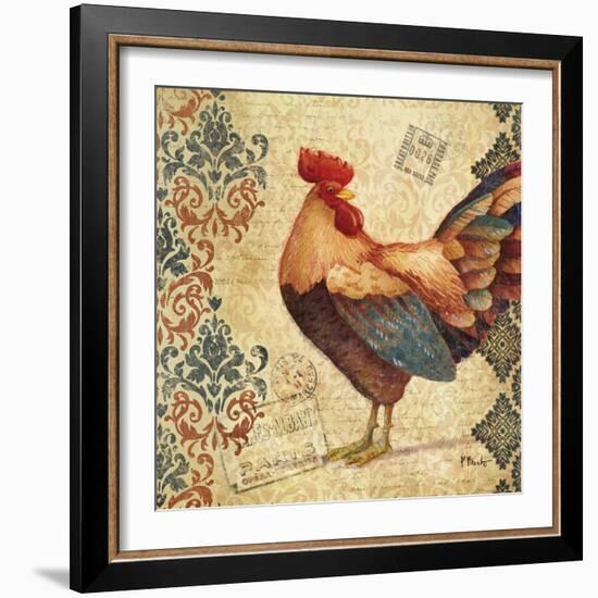 Gourmet Rooster IV-Paul Brent-Framed Art Print