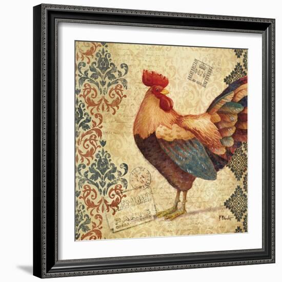 Gourmet Rooster IV-Paul Brent-Framed Art Print