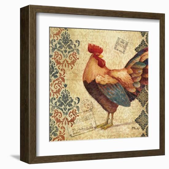 Gourmet Rooster IV-Paul Brent-Framed Art Print