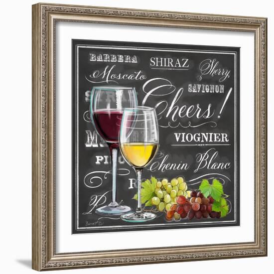 Gourmet Wine Selection-Chad Barrett-Framed Art Print