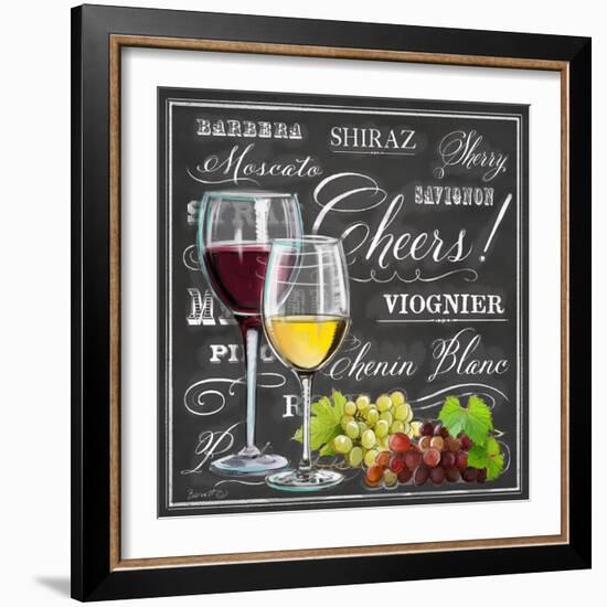 Gourmet Wine Selection-Chad Barrett-Framed Art Print