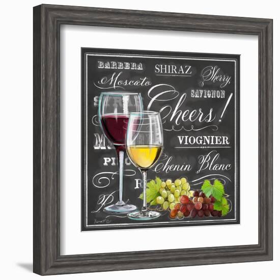 Gourmet Wine Selection-Chad Barrett-Framed Art Print