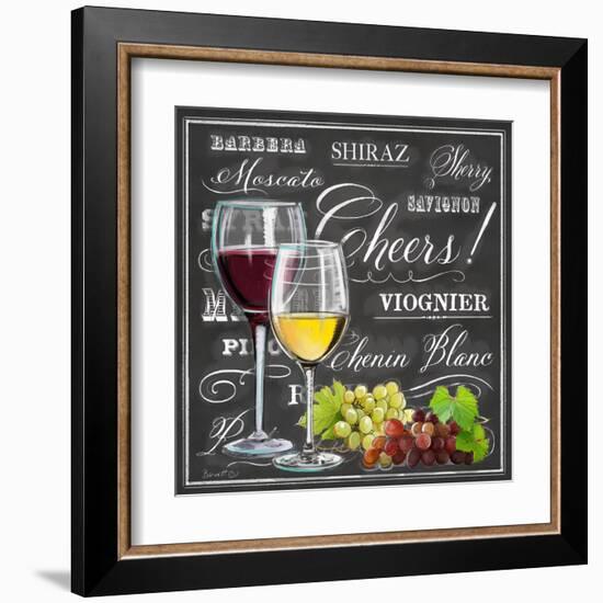 Gourmet Wine Selection-Chad Barrett-Framed Art Print