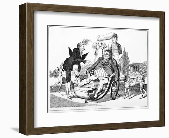 Gout Complications, Satirical Artwork-Science Photo Library-Framed Photographic Print