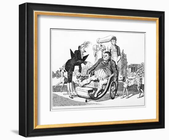 Gout Complications, Satirical Artwork-Science Photo Library-Framed Photographic Print