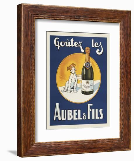 Goutez les Aubel & Fils-Vintage Posters-Framed Art Print