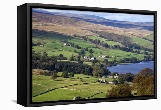 Gouthwaite Reservoir in Nidderdale-Mark Sunderland-Framed Premier Image Canvas