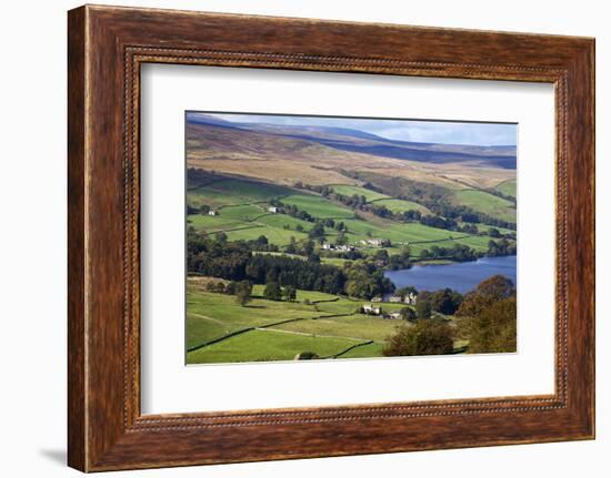 Gouthwaite Reservoir in Nidderdale-Mark Sunderland-Framed Photographic Print