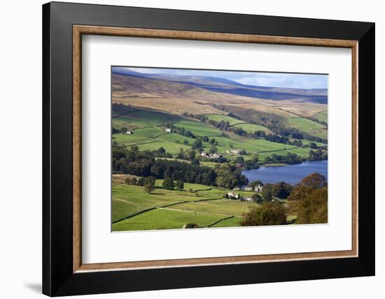 Gouthwaite Reservoir in Nidderdale-Mark Sunderland-Framed Photographic Print