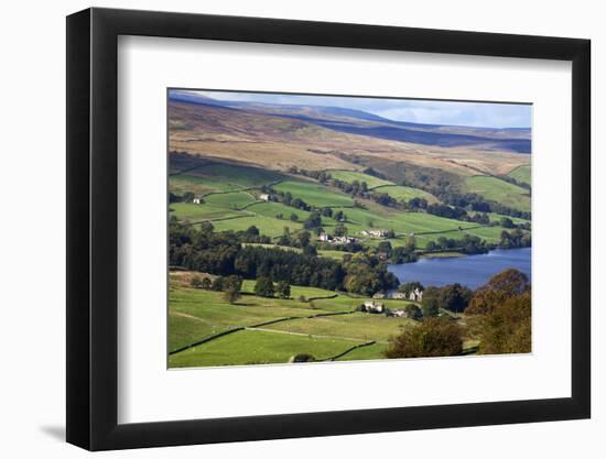 Gouthwaite Reservoir in Nidderdale-Mark Sunderland-Framed Photographic Print