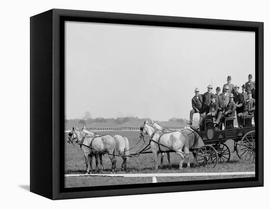 Gov. Beckham and Party at the Races, Derby Day, Louisville, Ky.-null-Framed Stretched Canvas