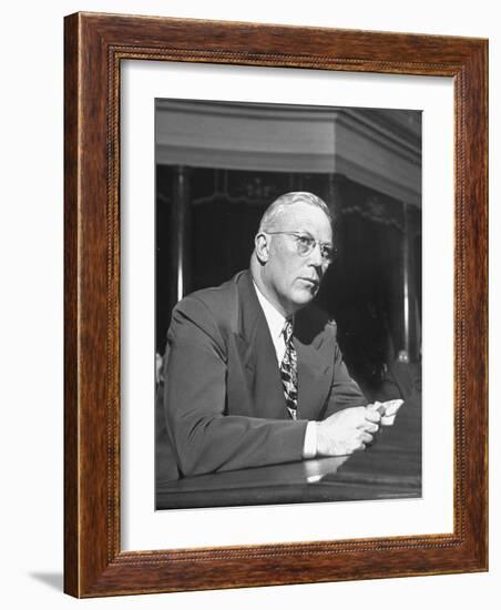 Gov. Earl Warren of California-Charles E^ Steinheimer-Framed Photographic Print