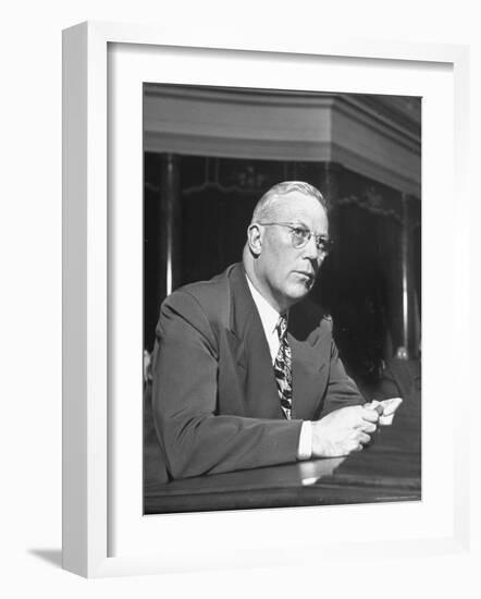 Gov. Earl Warren of California-Charles E^ Steinheimer-Framed Photographic Print