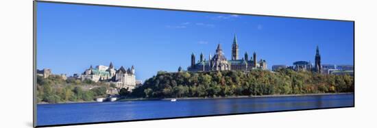 Government Building on a Hill, Parliament Building, Parliament Hill, Ottawa, Ontario, Canada-null-Mounted Photographic Print