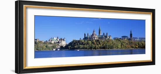 Government Building on a Hill, Parliament Building, Parliament Hill, Ottawa, Ontario, Canada-null-Framed Photographic Print