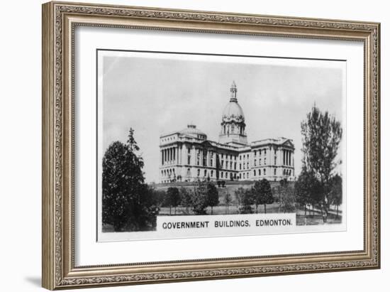 Government Buildings, Edmonton, Alberta, Canada, C1920s-null-Framed Giclee Print