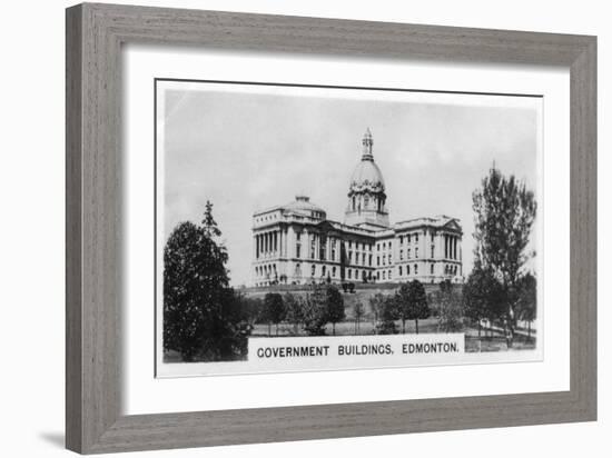 Government Buildings, Edmonton, Alberta, Canada, C1920s-null-Framed Giclee Print