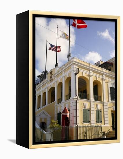 Government House, Christiansted, St.Croix, U.S. Virgin Islands-G Richardson-Framed Premier Image Canvas