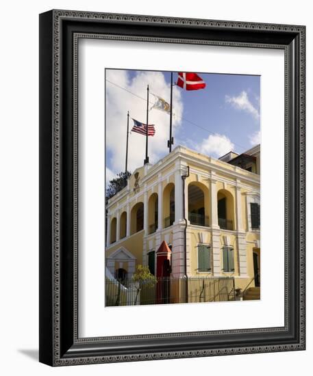 Government House, Christiansted, St.Croix, U.S. Virgin Islands-G Richardson-Framed Photographic Print