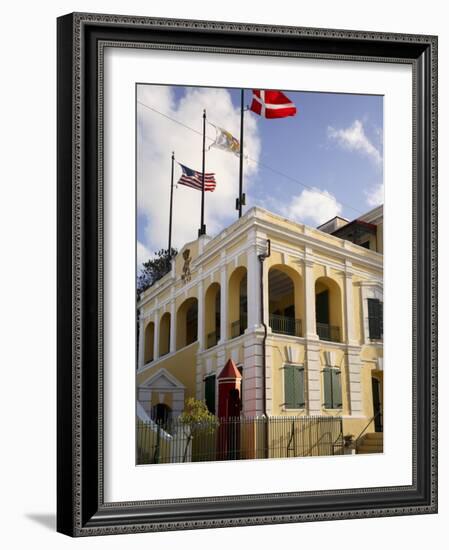 Government House, Christiansted, St.Croix, U.S. Virgin Islands-G Richardson-Framed Photographic Print
