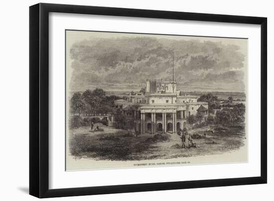 Government House, Lahore, Punjaub-null-Framed Giclee Print