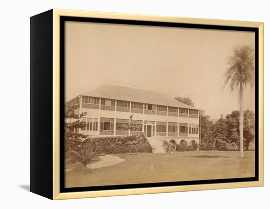 'Government House, near Kingston, Jamaica' c20th century-Unknown-Framed Premier Image Canvas