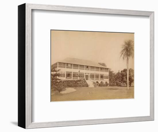 'Government House, near Kingston, Jamaica' c20th century-Unknown-Framed Photographic Print