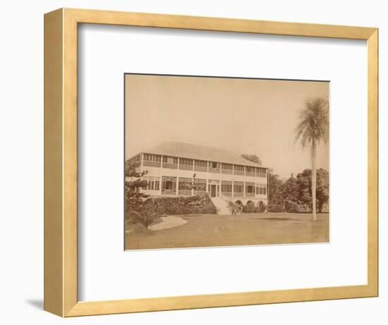 'Government House, near Kingston, Jamaica' c20th century-Unknown-Framed Photographic Print