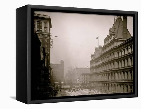 Government Square, Cincinnati, Ohio-null-Framed Stretched Canvas
