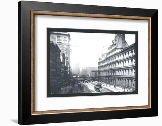 Government Square, Cincinnati-William Henry Jackson-Framed Photo