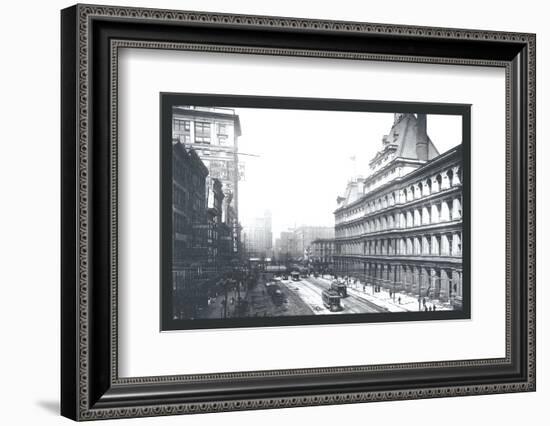 Government Square, Cincinnati-William Henry Jackson-Framed Photo