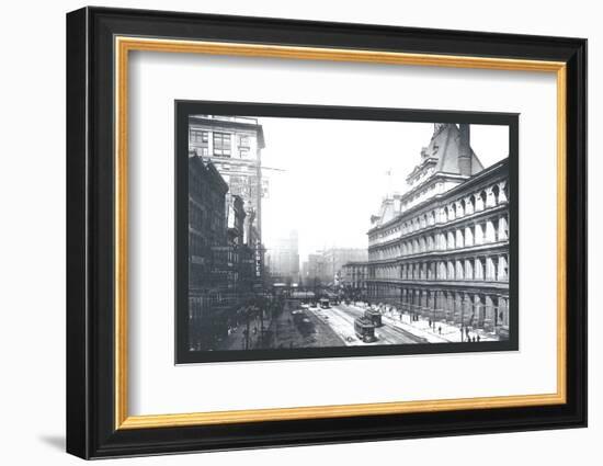 Government Square, Cincinnati-William Henry Jackson-Framed Photo